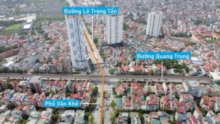 Cầu vượt Lê Trọng Tấn sát ngay căn hộ chung cư FLC Star Tower